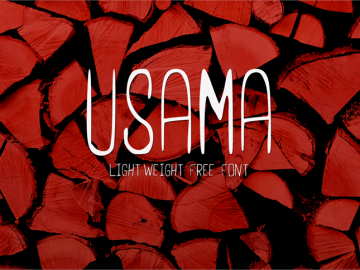 UsamaLight Font