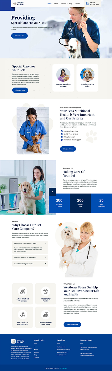 Vet Clinic Lite - Free Vet Clinic