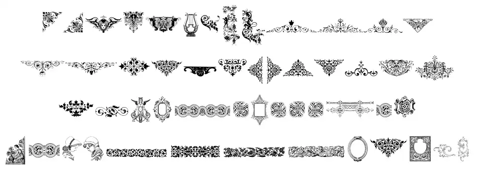 Victorian Free Ornaments Two
