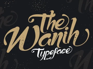 Wanih Script Font