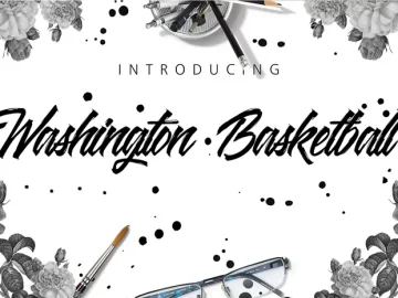 Washington Basketball Font