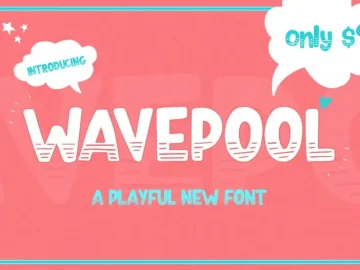 Wavepool Font – Fonte Grátis Wavepool Font