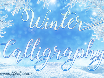 Winter Calligraphy Font