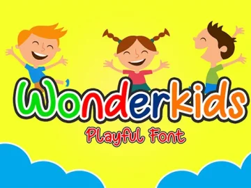 Wonderkids Display Font