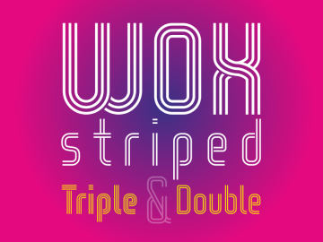 Wox Striped Font