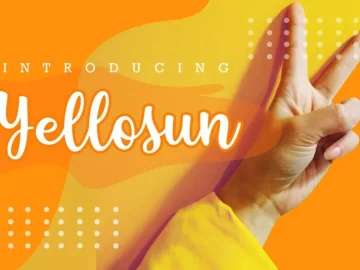 Yellosun Script Font