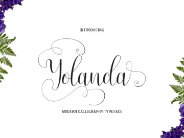 Yolanda Script Font
