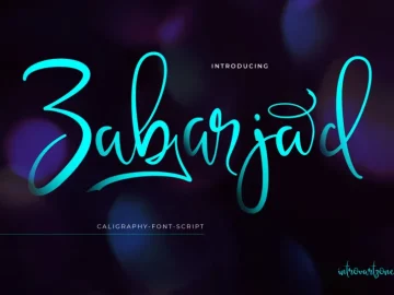 Zabarjad Handwritten Font – Fonte Grátis Zabarjad Handwritten Font