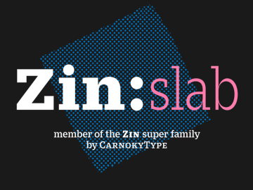 Zin Slab Font Family