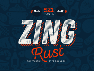 Zing Rust Font Family
